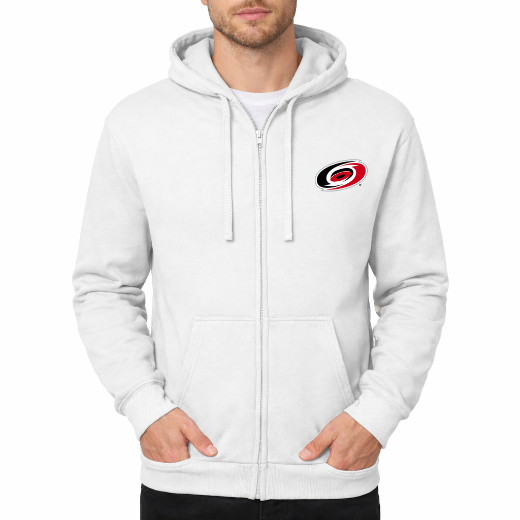 Men's Carolina Hurricanes Zipper Hoodie - White
