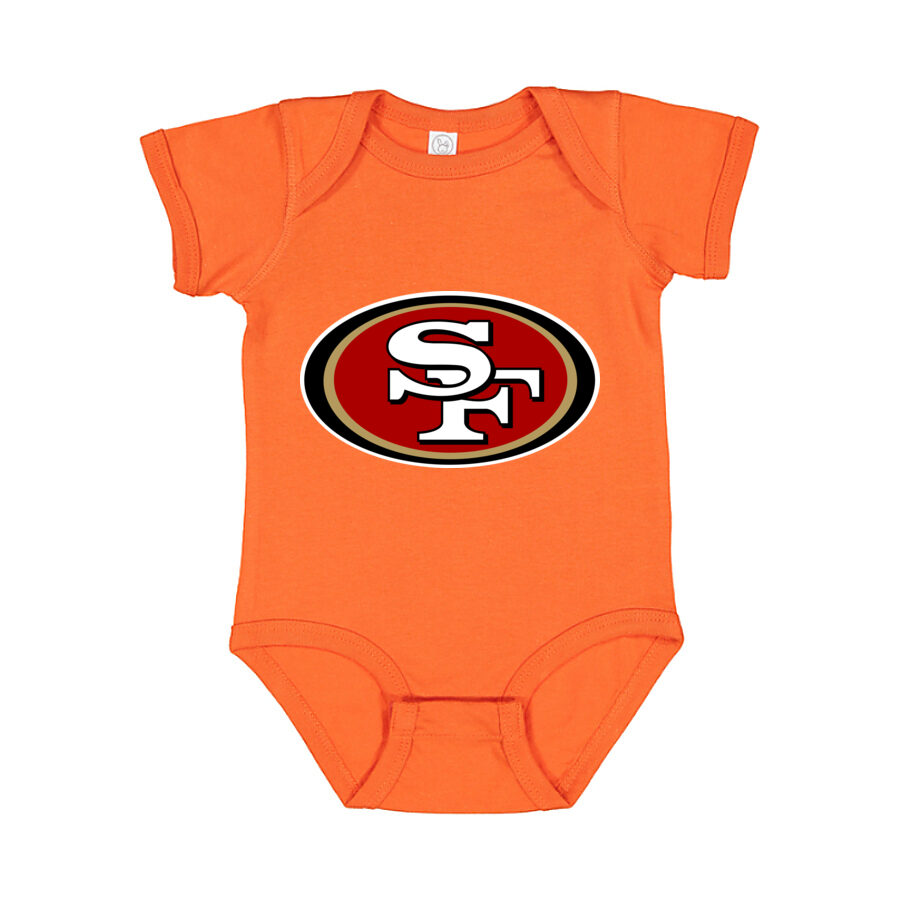 San Francisco 49ers Baby Romper Onesie - Orange