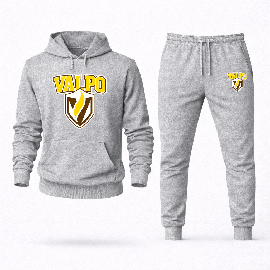 Valparaiso Crusaders Hoodie and Joggers Set - Grey