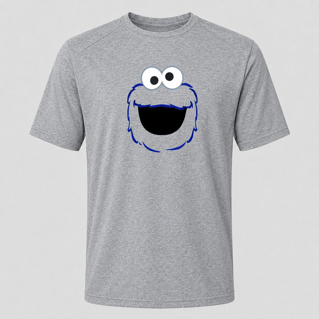 Men's Cookie Monster Performance T-Shirt - Gray
