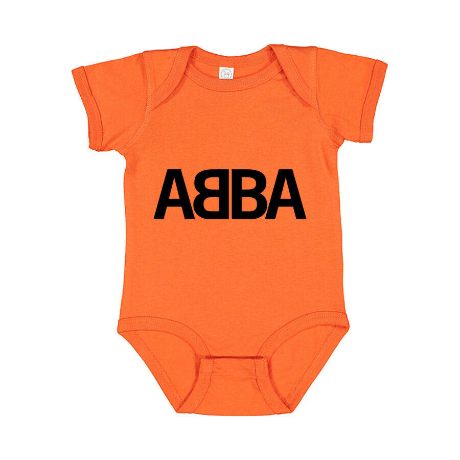 ABBA Baby Romper Onesie - Orange