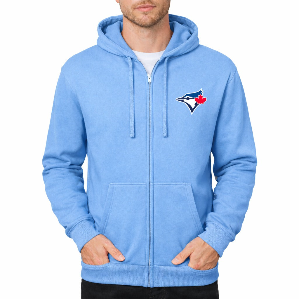 Men's Toronto Blue Jays Zipper Hoodie - Light Blue