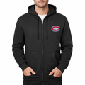 Men's Montreal Canadiens Zipper Hoodie - Black
