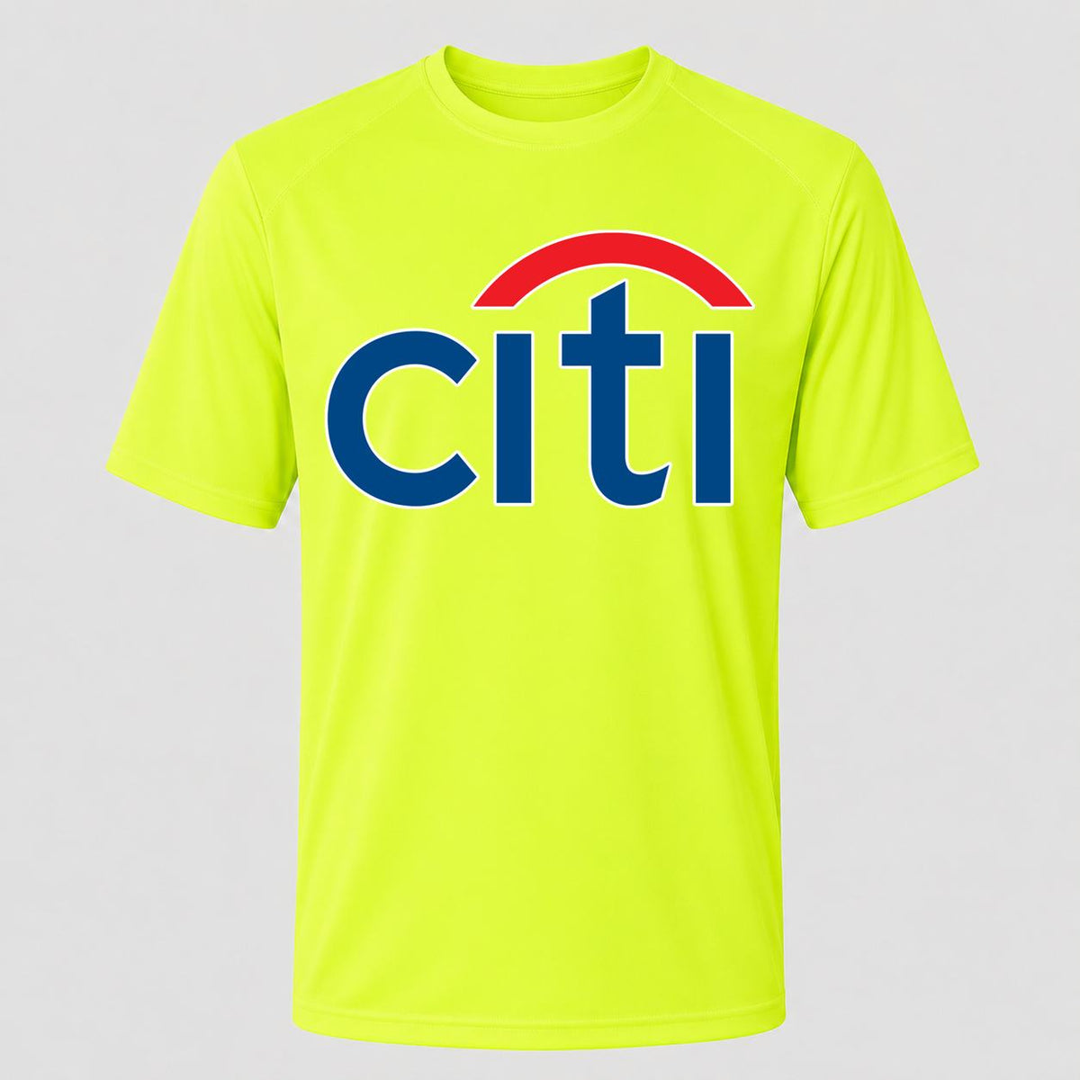 Men's Citi Bank Performance T-Shirt - Safety Green