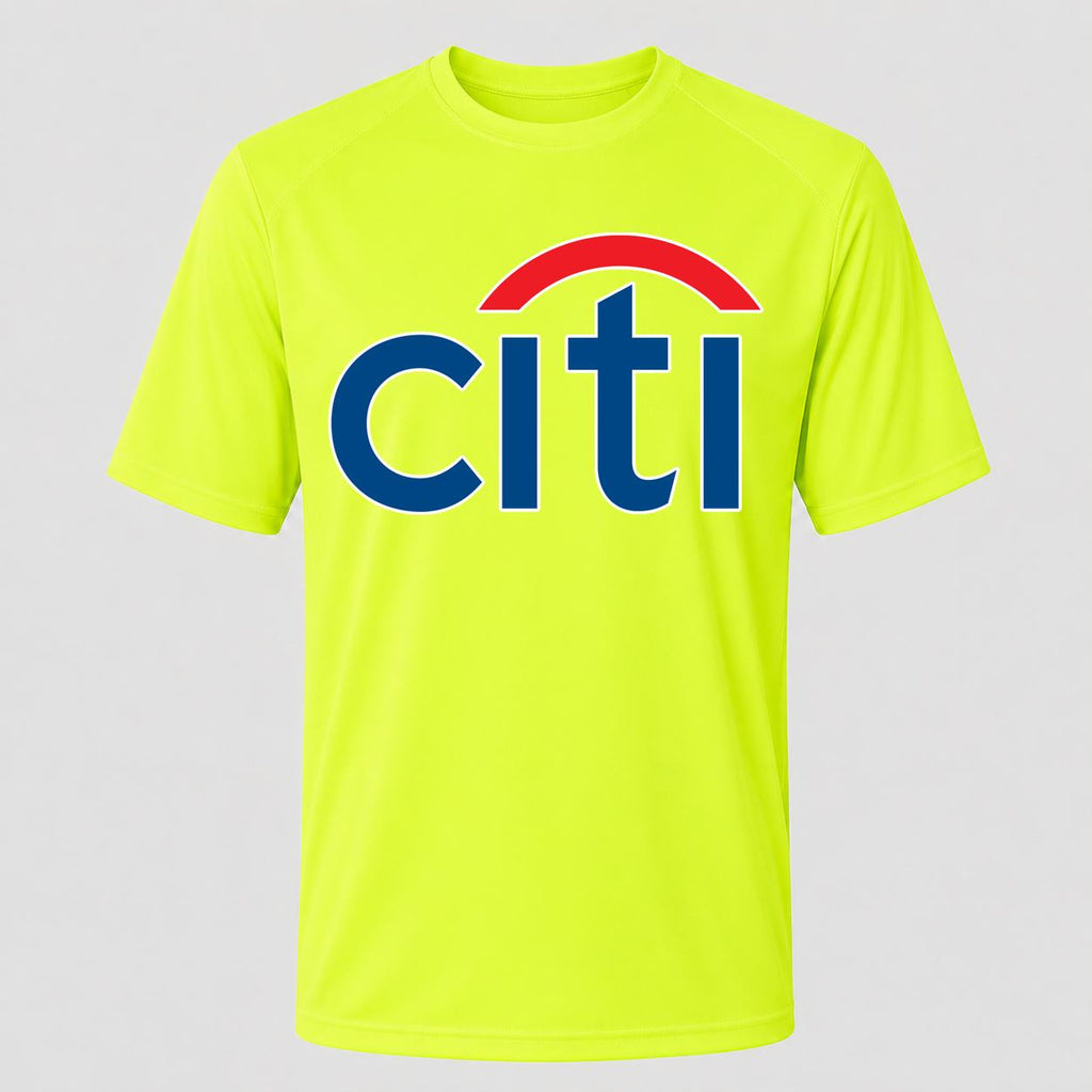 Men's Citi Bank Performance T-Shirt - Safety Green