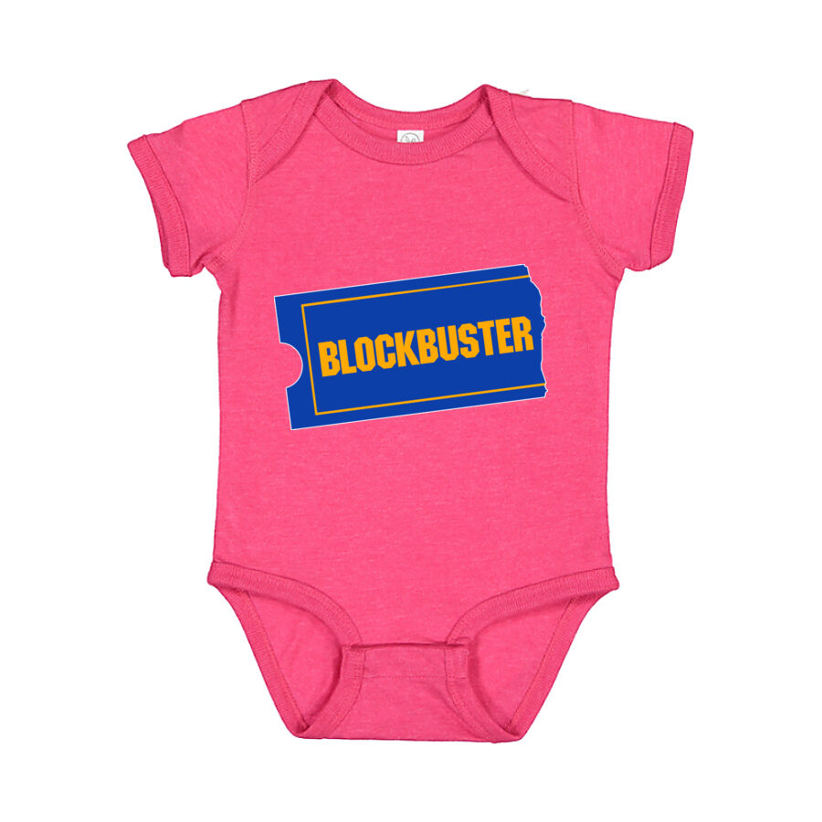 Blockbuster Baby Romper Onesie - Pink