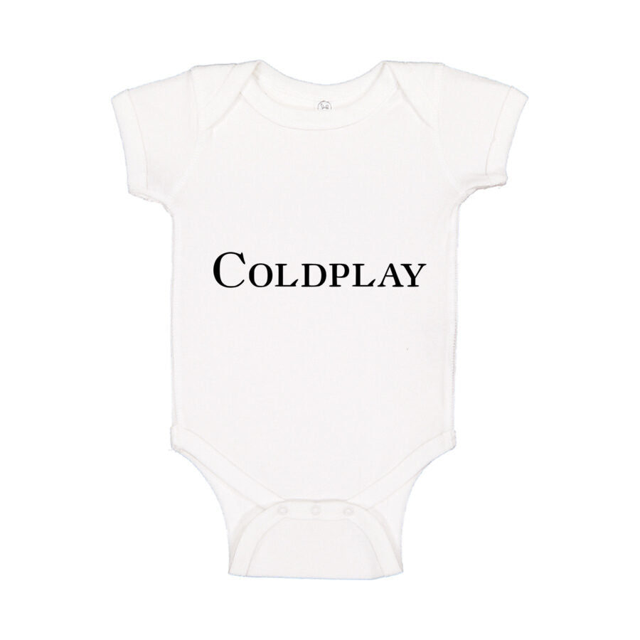 Coldplay Baby Romper Onesie - White