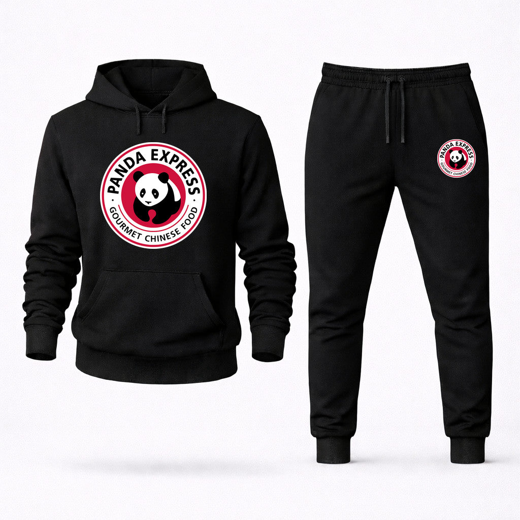 Panda Express Hoodie and Joggers Set - Black
