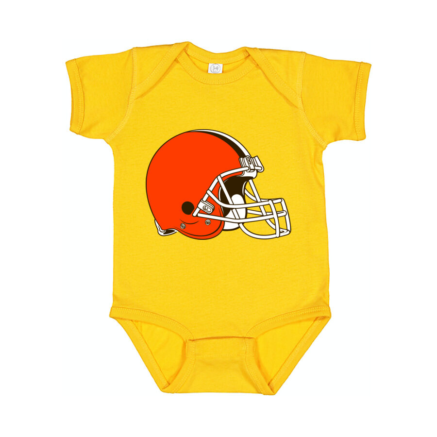 Cleveland Browns Baby Romper Onesie - Yellow