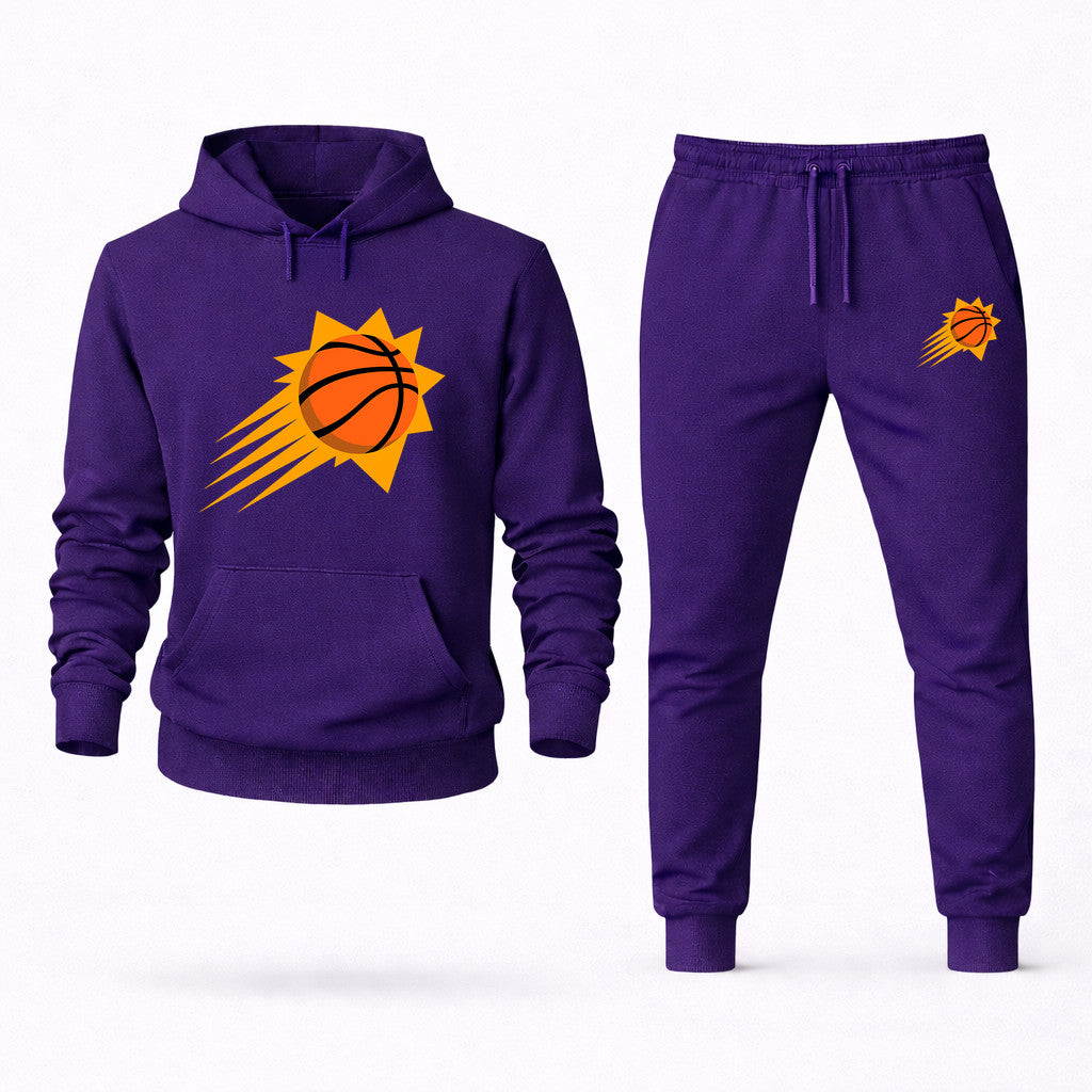 Phoenix Suns Hoodie and Joggers Set - Purple