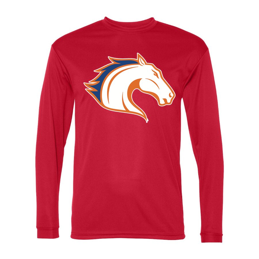 Men's Texas Arlington Mavericks Polyester Long Sleeve T-Shirt - Red