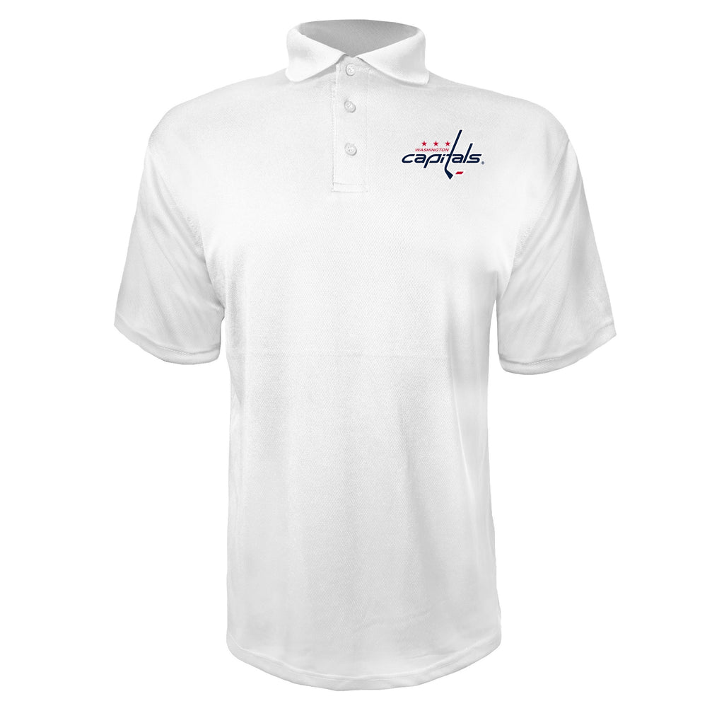 Washington Capitals White polyester polo