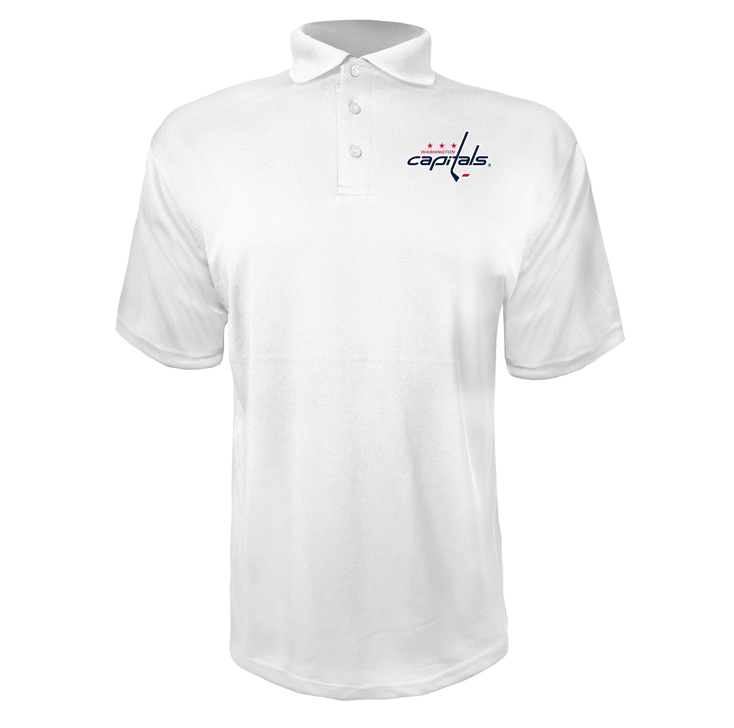 Washington Capitals White polyester polo