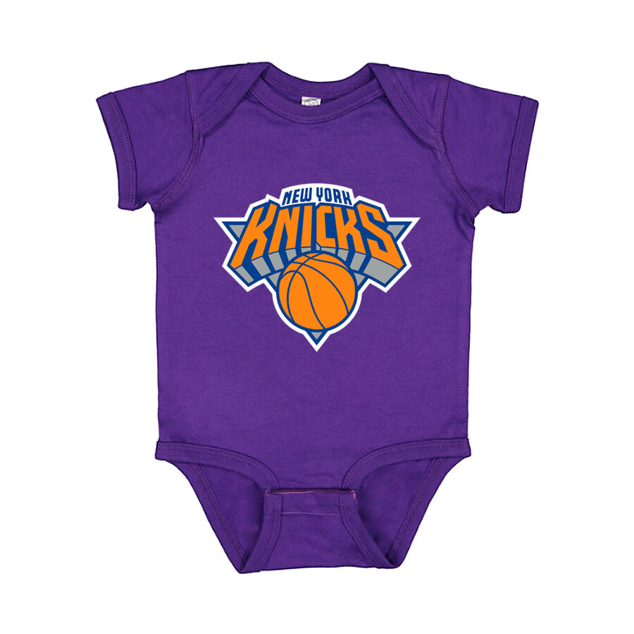 New York Knicks Baby Romper Onesie - Purple