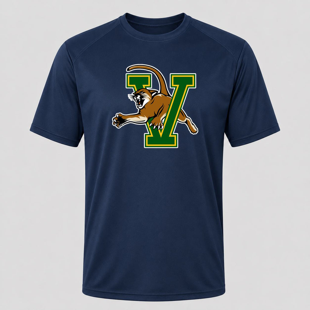 Men's Vermont Catamounts Performance T-Shirt - Navy