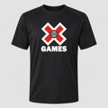 Men's X Games White Performance T-Shirt - Black