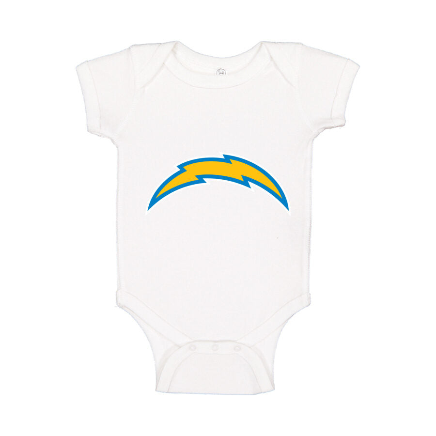 Los Angeles Chargers Baby Romper Onesie - White