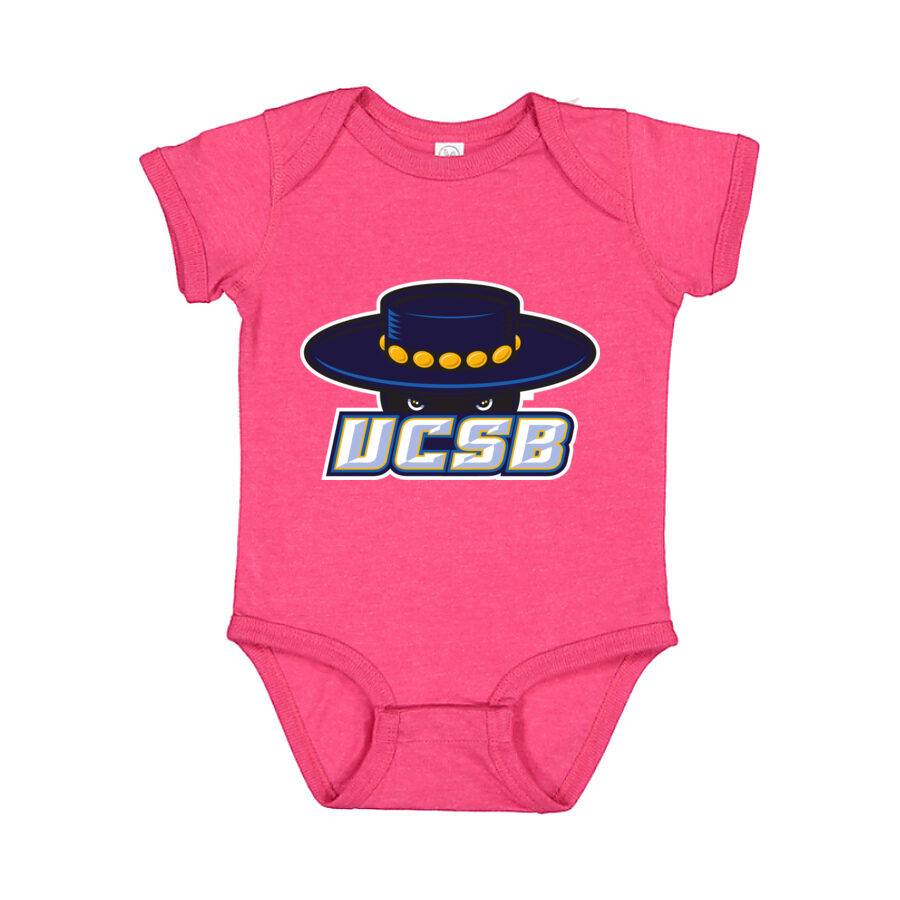 UCSB Gauchos Baby Romper Onesie - Pink