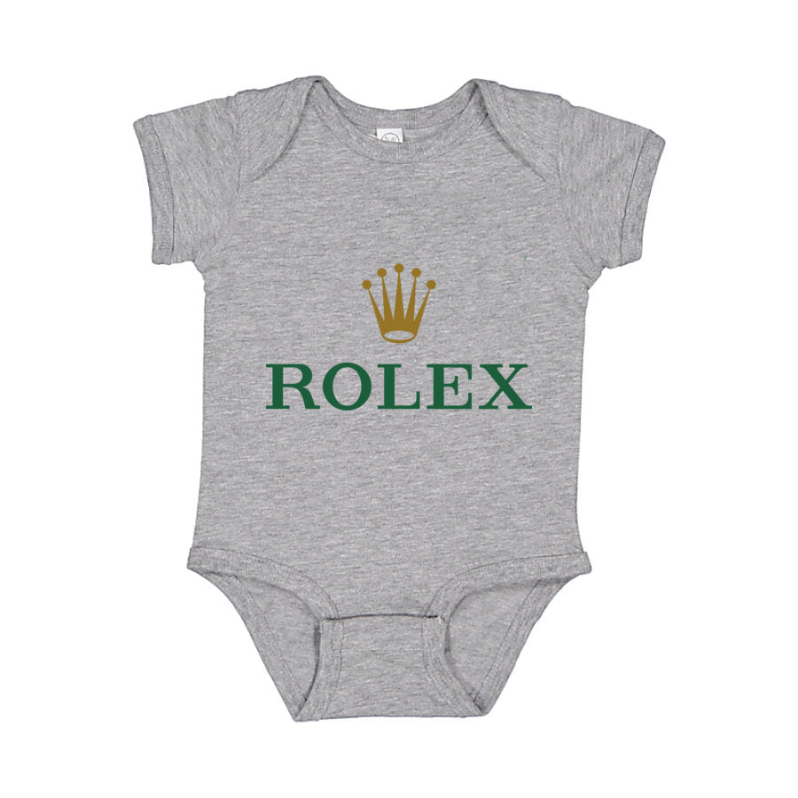 Rolex Baby Romper Onesie - Gray
