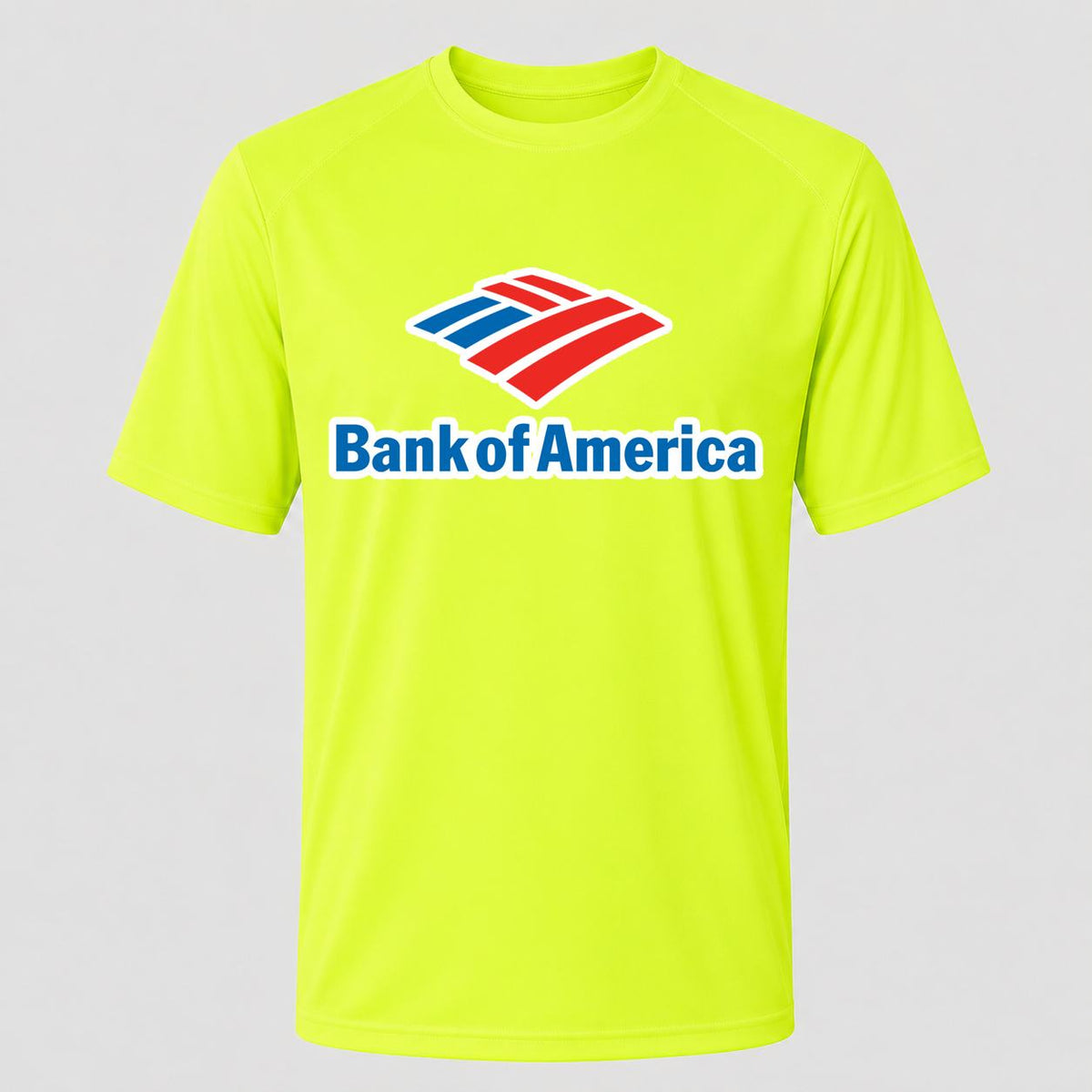 Men's Bank of America Performance T-Shirt - Safety Green