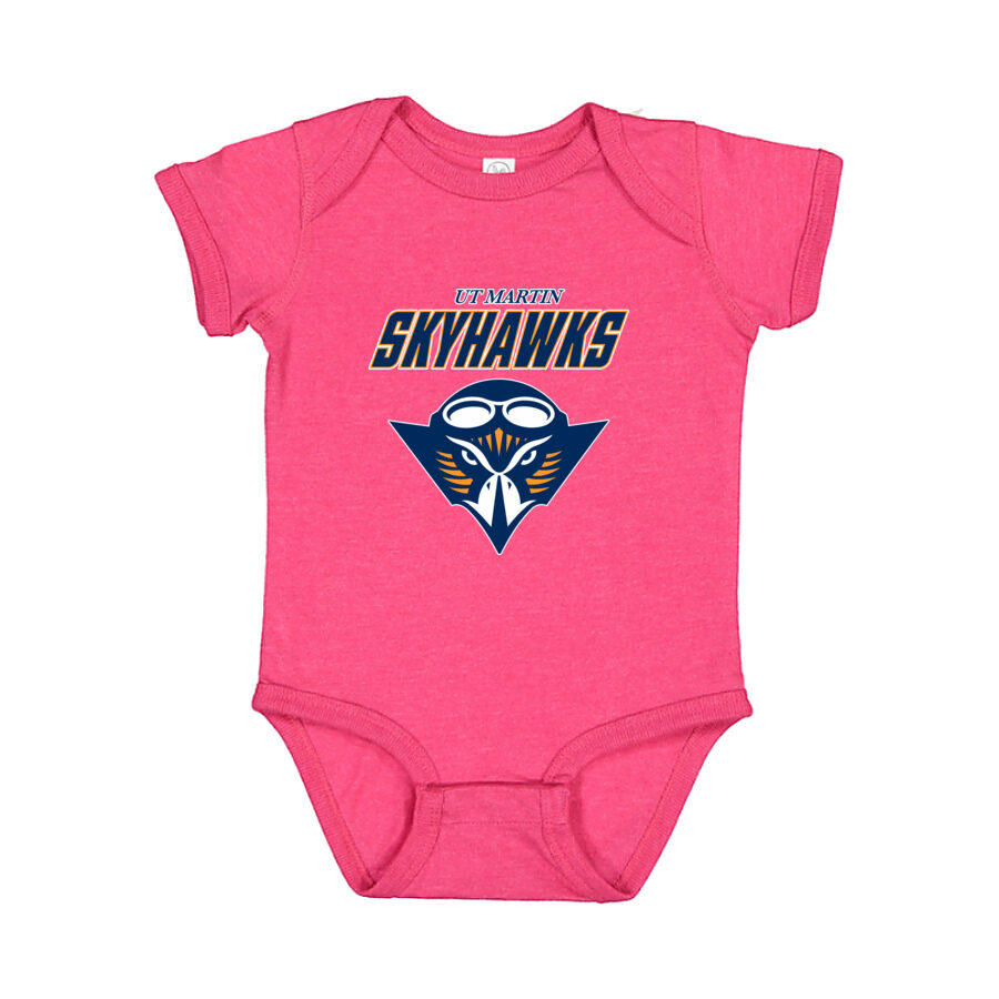 Tennessee Martin Skyhawks Baby Romper Onesie - Pink