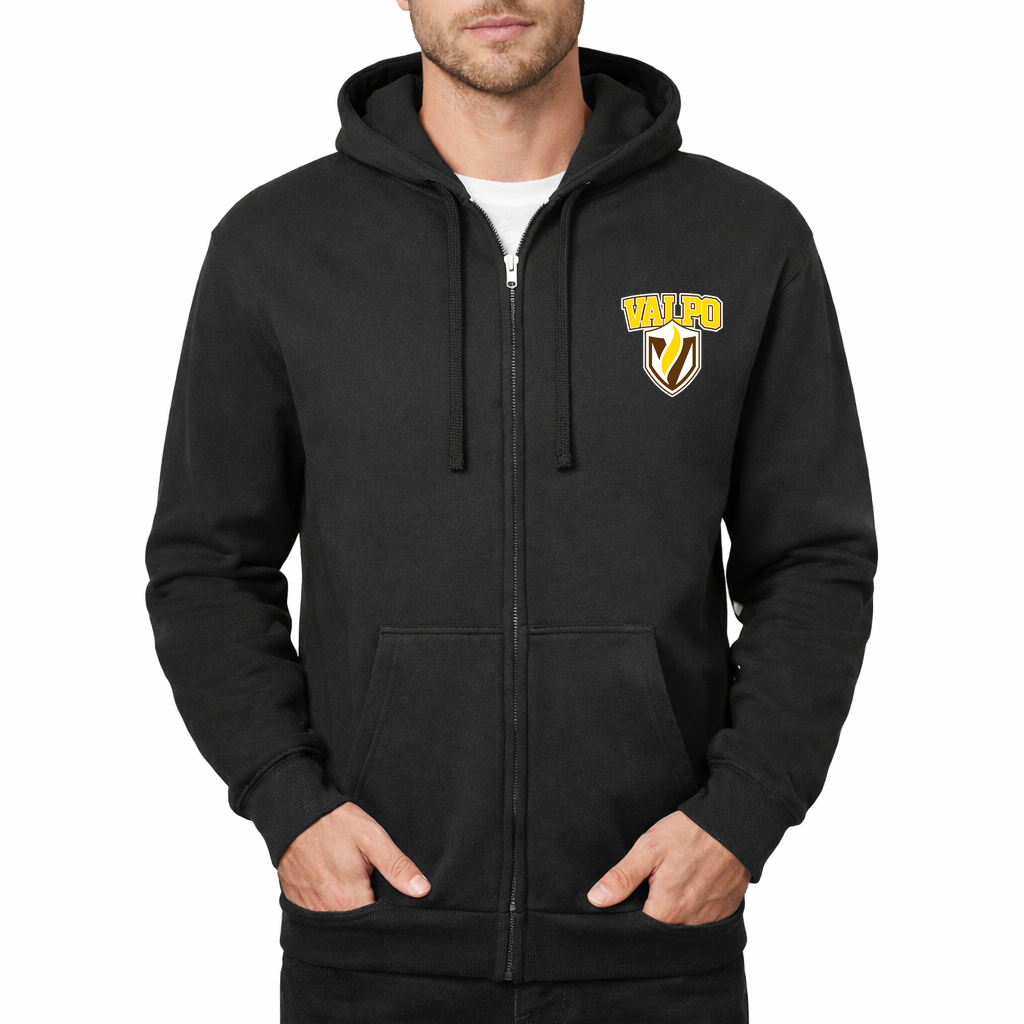 Men's Valparaiso Crusaders Zipper Hoodie - Black