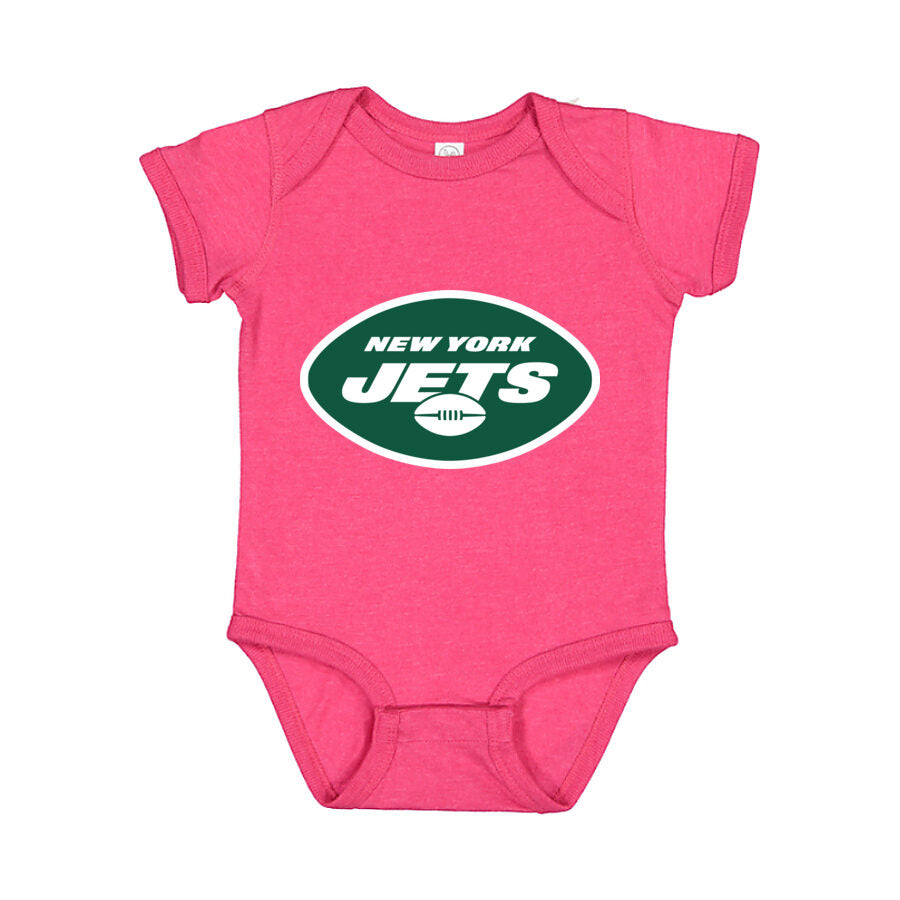 New York Jets Baby Romper Onesie - Pink