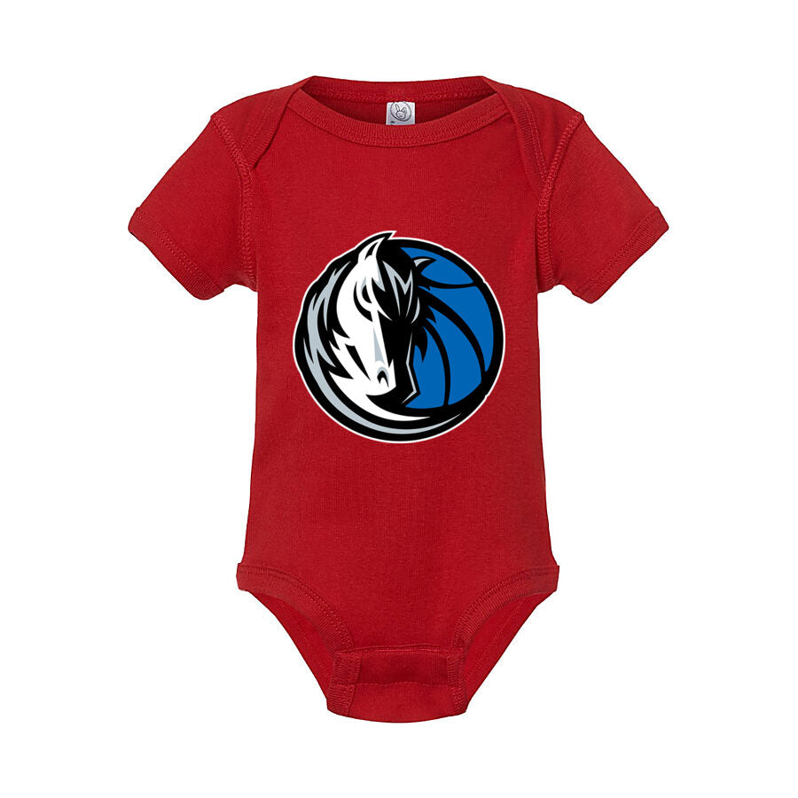 Dallas Mavericks Baby Romper Onesie - Red