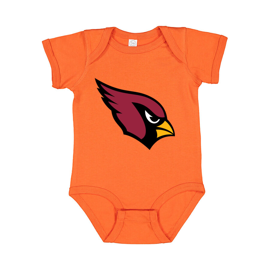 Arizona Cardinals Baby Romper Onesie - Orange