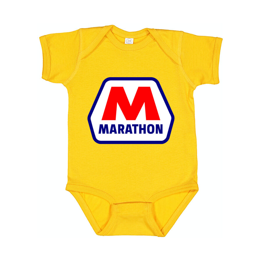 Marathon Baby Romper Onesie - Yellow