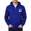 Men's New York Rangers Zipper Hoodie - Royal Blue
