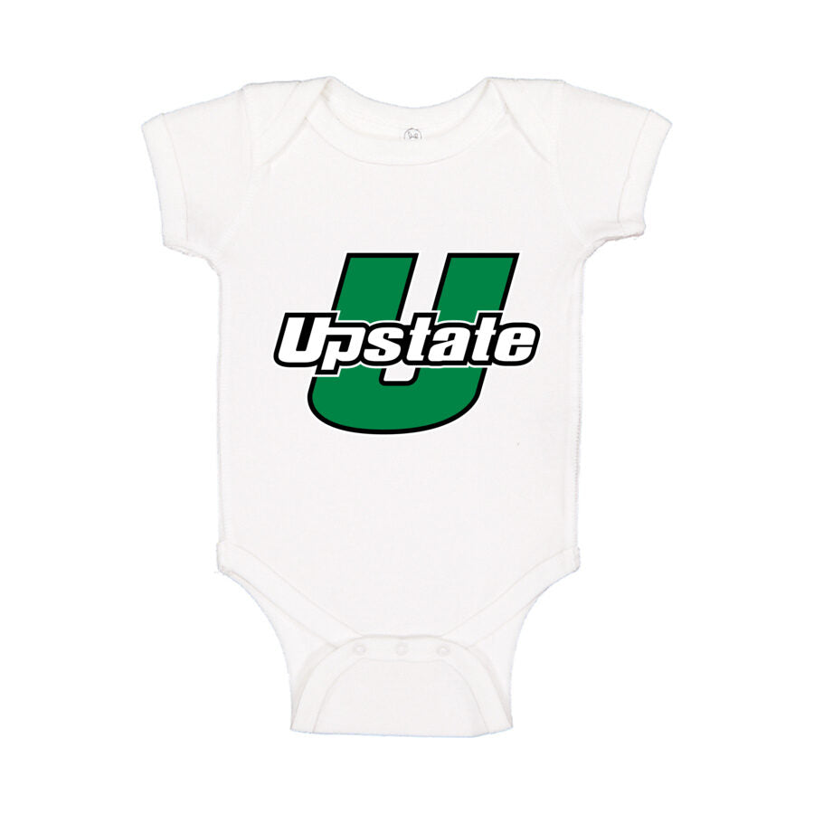 USC Upstate Spartans Baby Romper Onesie - White