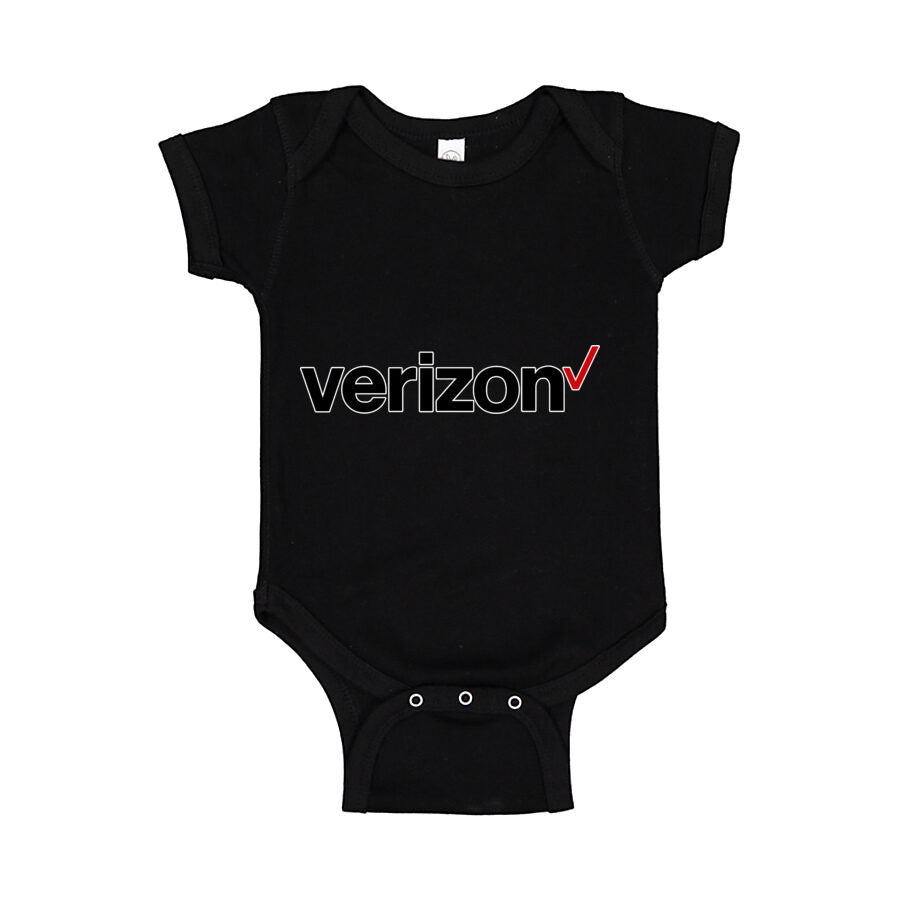 Verizon Baby Romper Onesie - Black