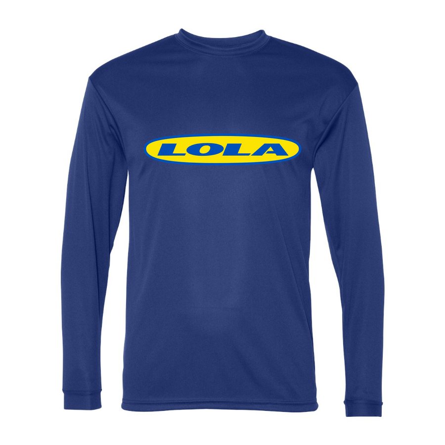 Men's Lola Polyester Long Sleeve T-Shirt - Royal Blue