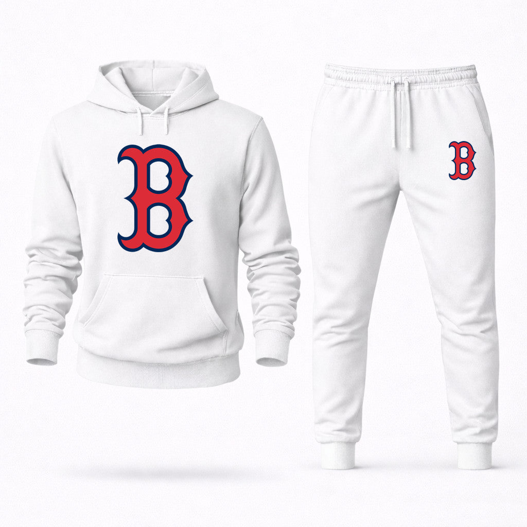 Boston Red Sox Hoodie and Joggers Set - White