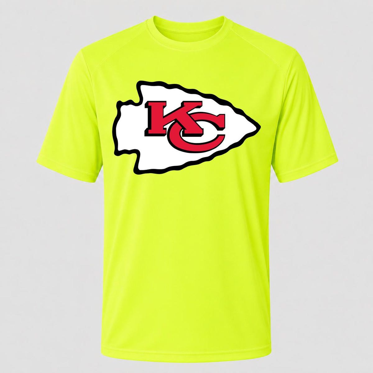 Men's Kansas City Chiefs Performance T-Shirt - Safety Green