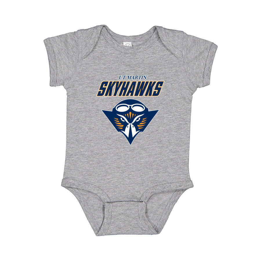 Tennessee Martin Skyhawks Baby Romper Onesie - Gray