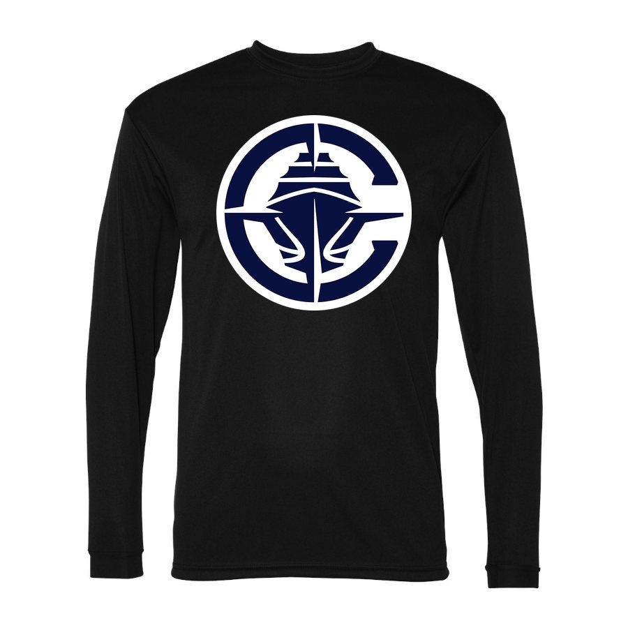 Men's Los Angeles Clippers Polyester Long Sleeve T-Shirt - Black