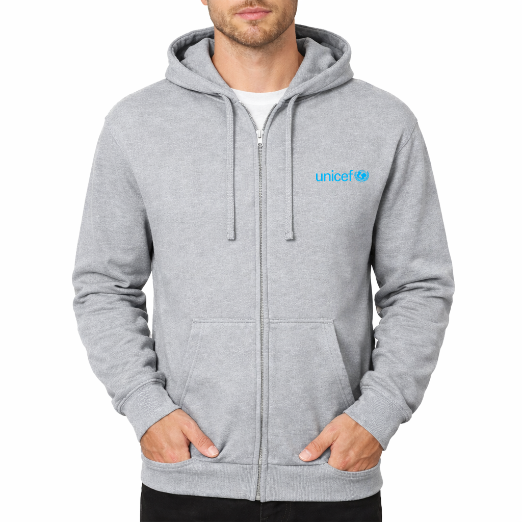 UNICEF Zipper Hoodie - Grey