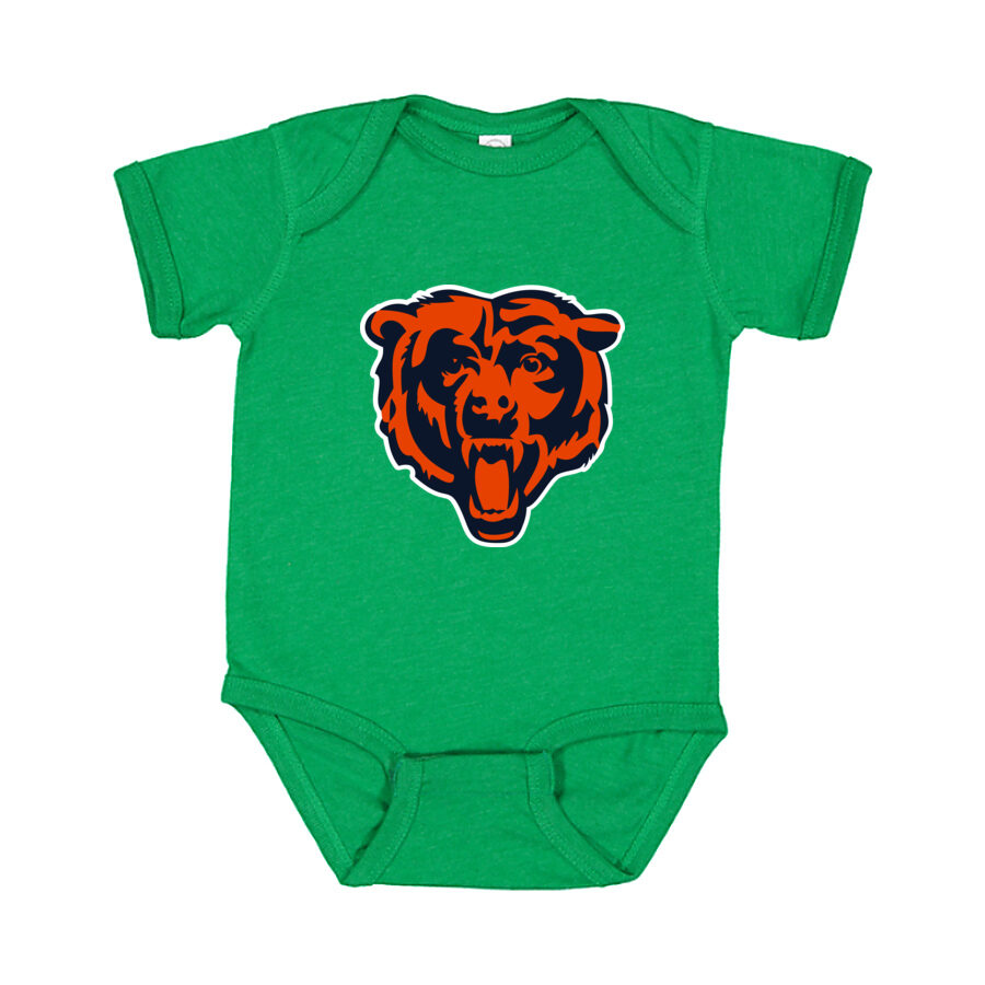 Chicago Bears Baby Romper Onesie - Green