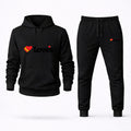 Love's Travel Stops Hoodie and Joggers Set - Black