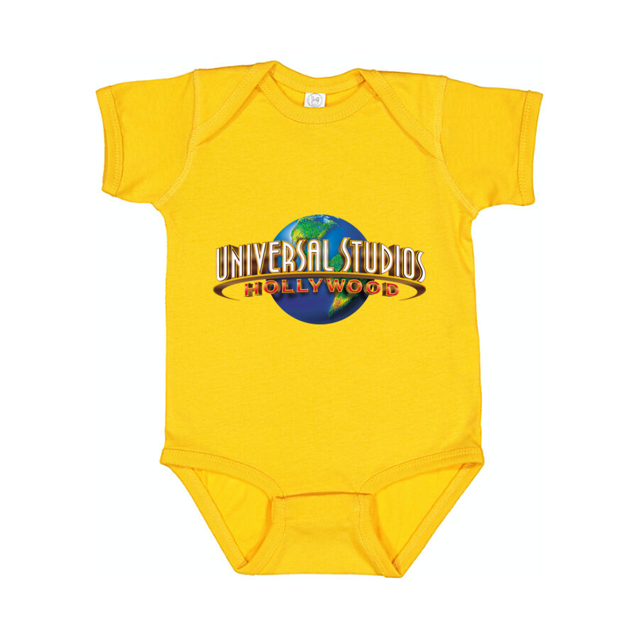 Universal Studios Hollywood Baby Romper Onesie - Yellow