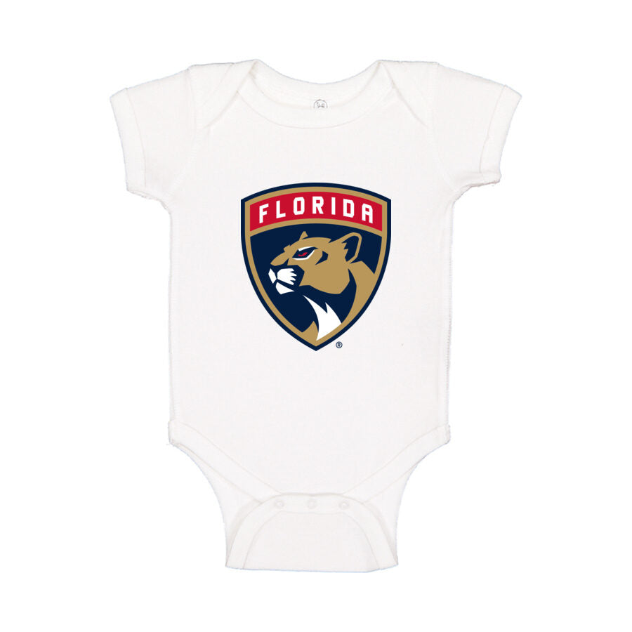 Florida Panthers Baby Romper Onesie - White