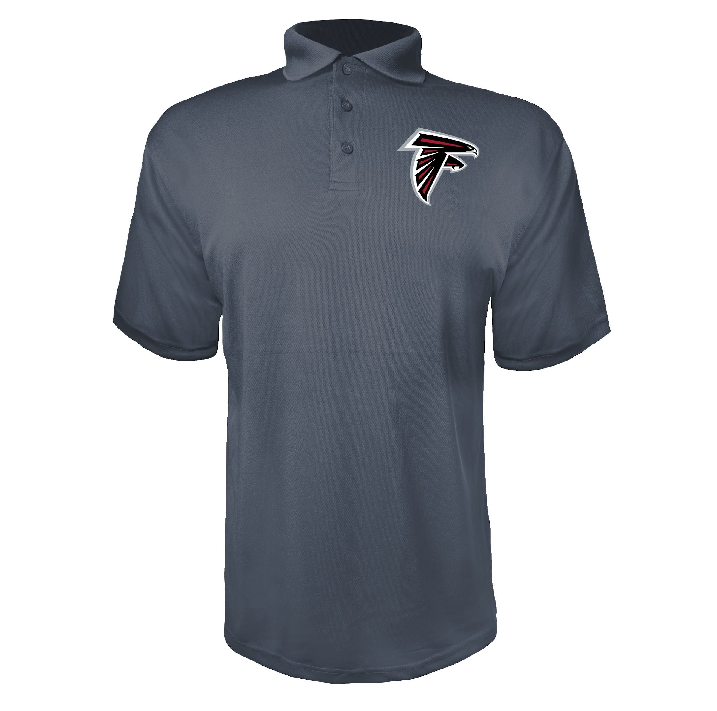 Atlanta Falcons Charcoal polyester polo