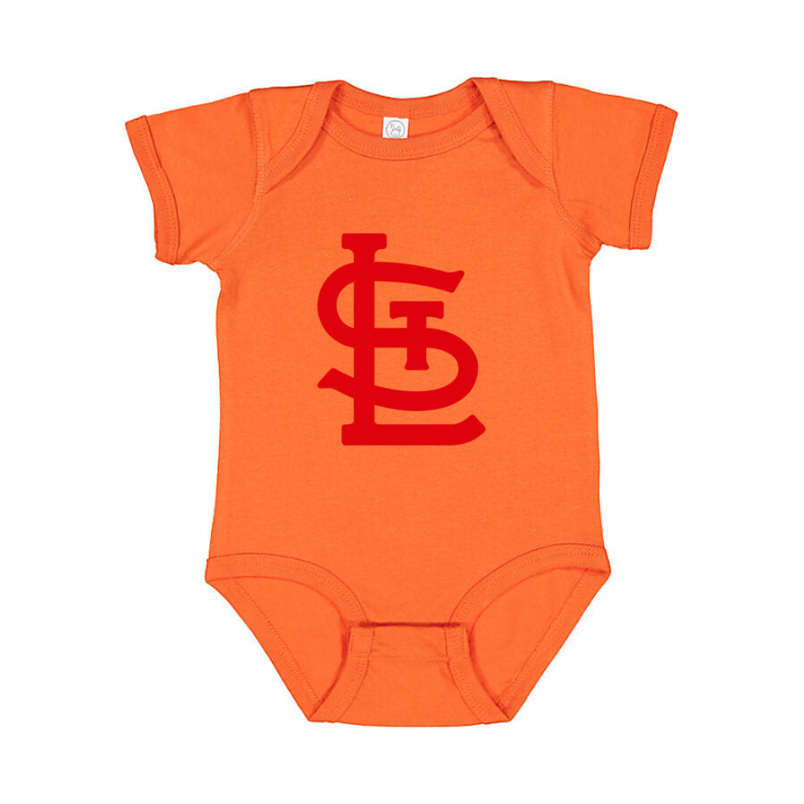 St. Louis Cardinals Baby Romper Onesie - Orange