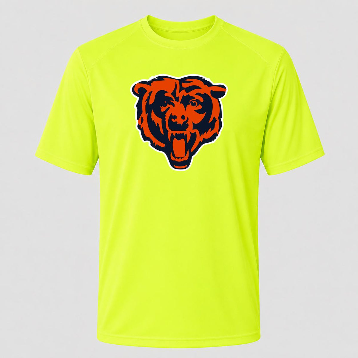 Men's Chicago Bears Performance T-Shirt - Safety Green