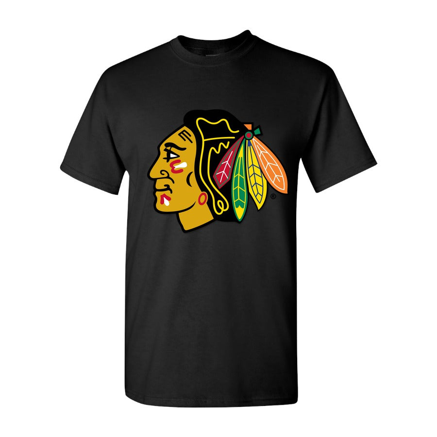 Men's Chicago Blackhawks Cotton T-Shirt - Black
