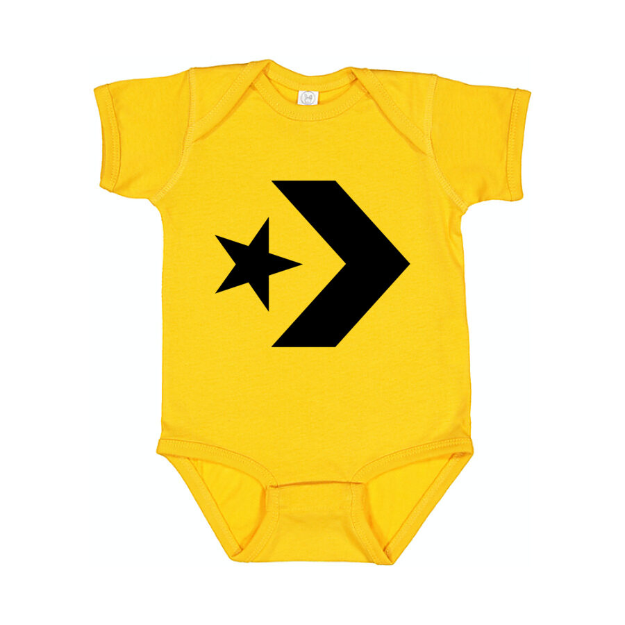 Converse Baby Romper Onesie - Yellow