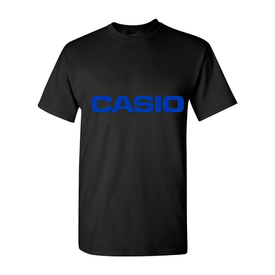 Men's Casio Cotton T-Shirt - Black