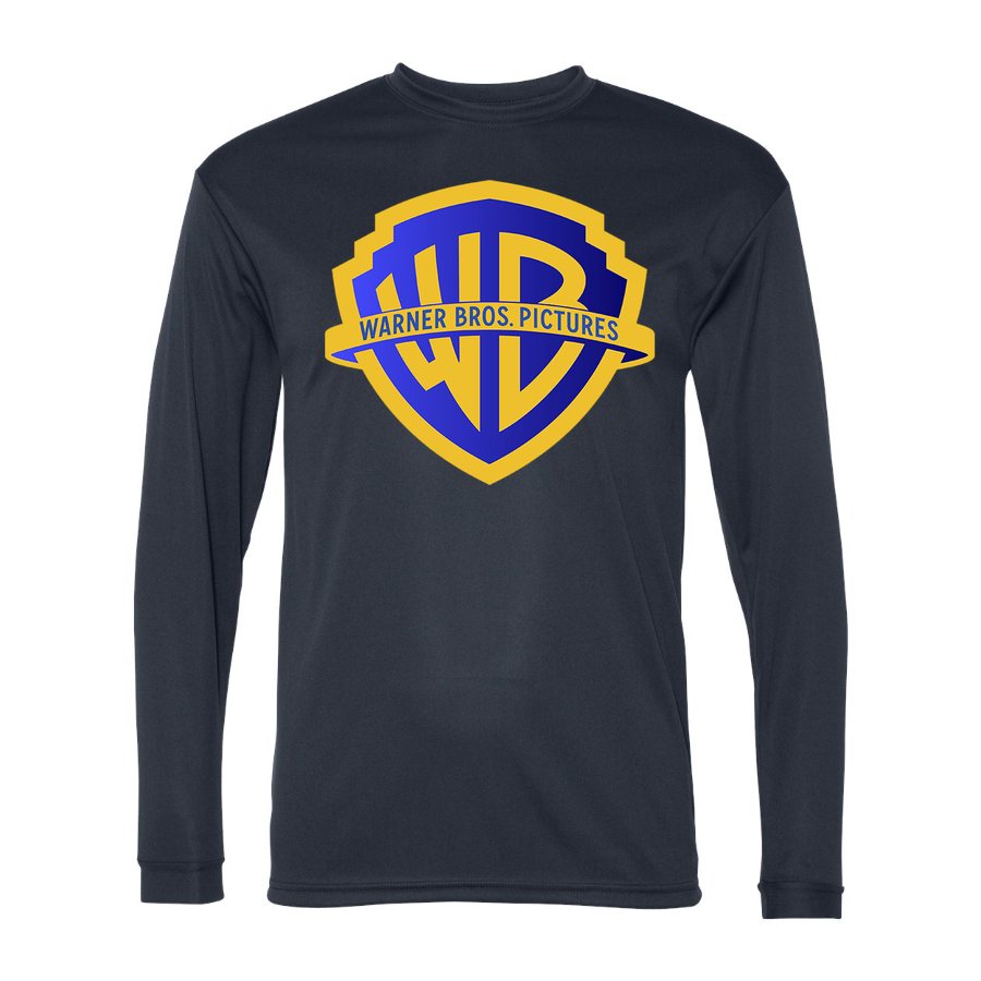 Men's Warner Bros Polyester Long Sleeve T-Shirt - Navy